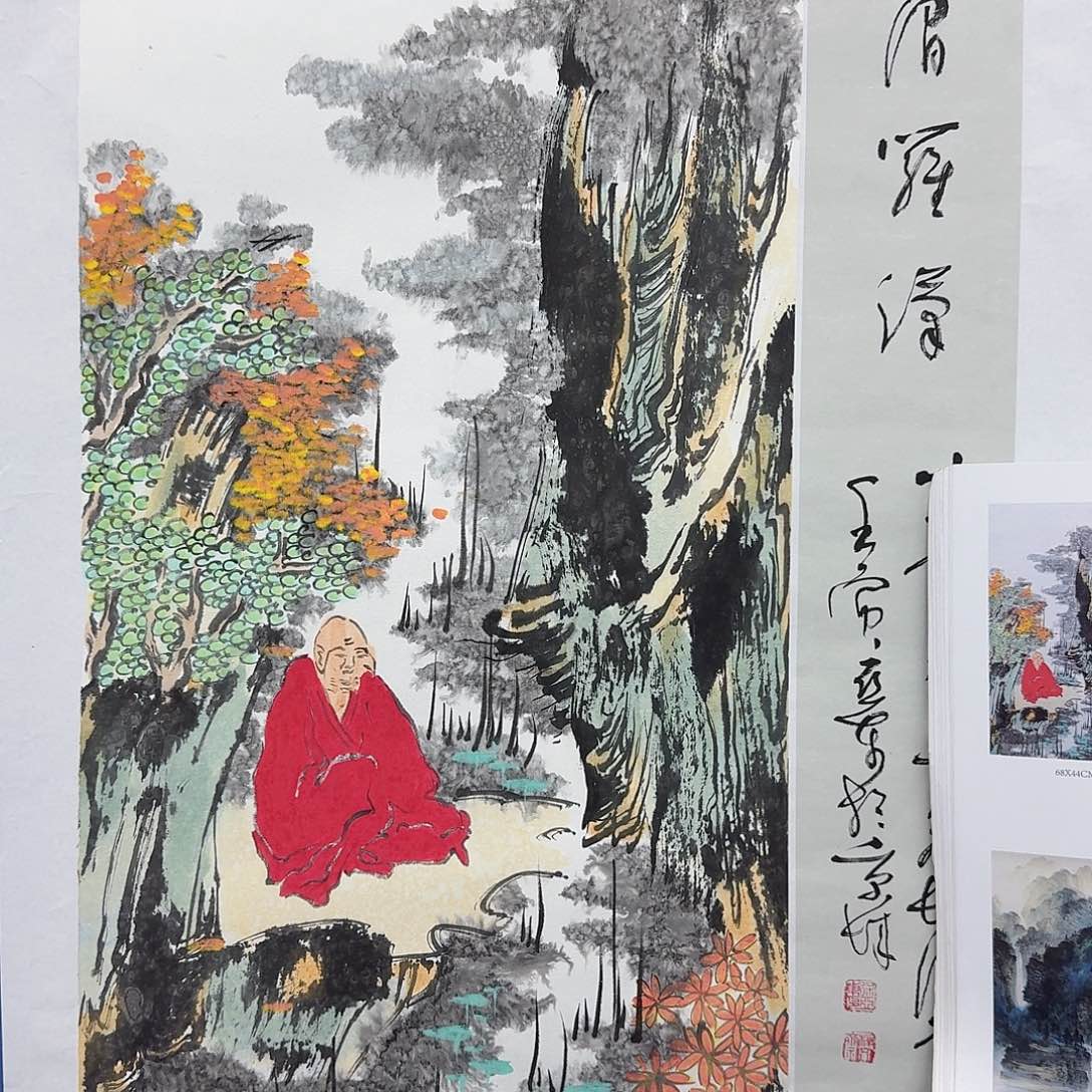 国画多次参加国内外大型