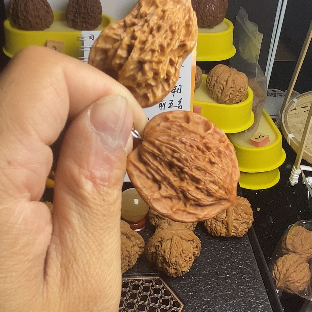文玩核桃把件花生葫芦桃心