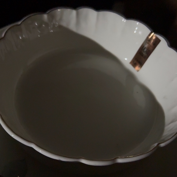 品牌花边白色六寸沙拉盘