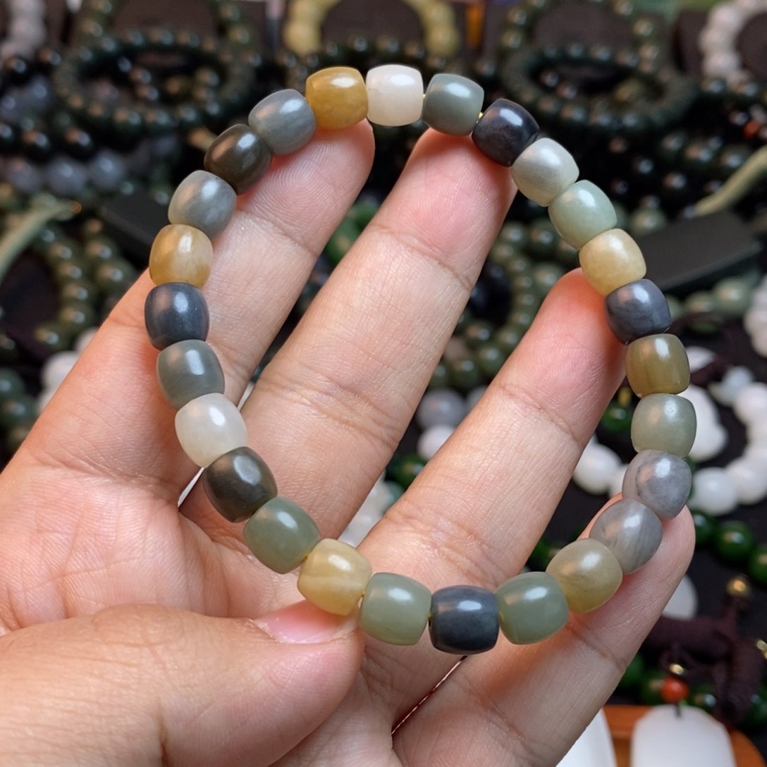 和田玉手串未镶嵌