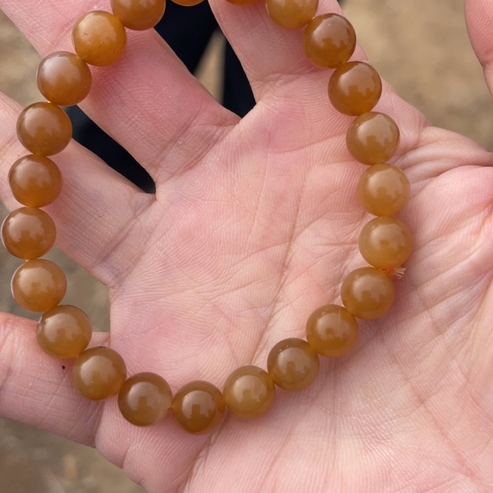 和田玉（糖玉）颈饰未镶嵌