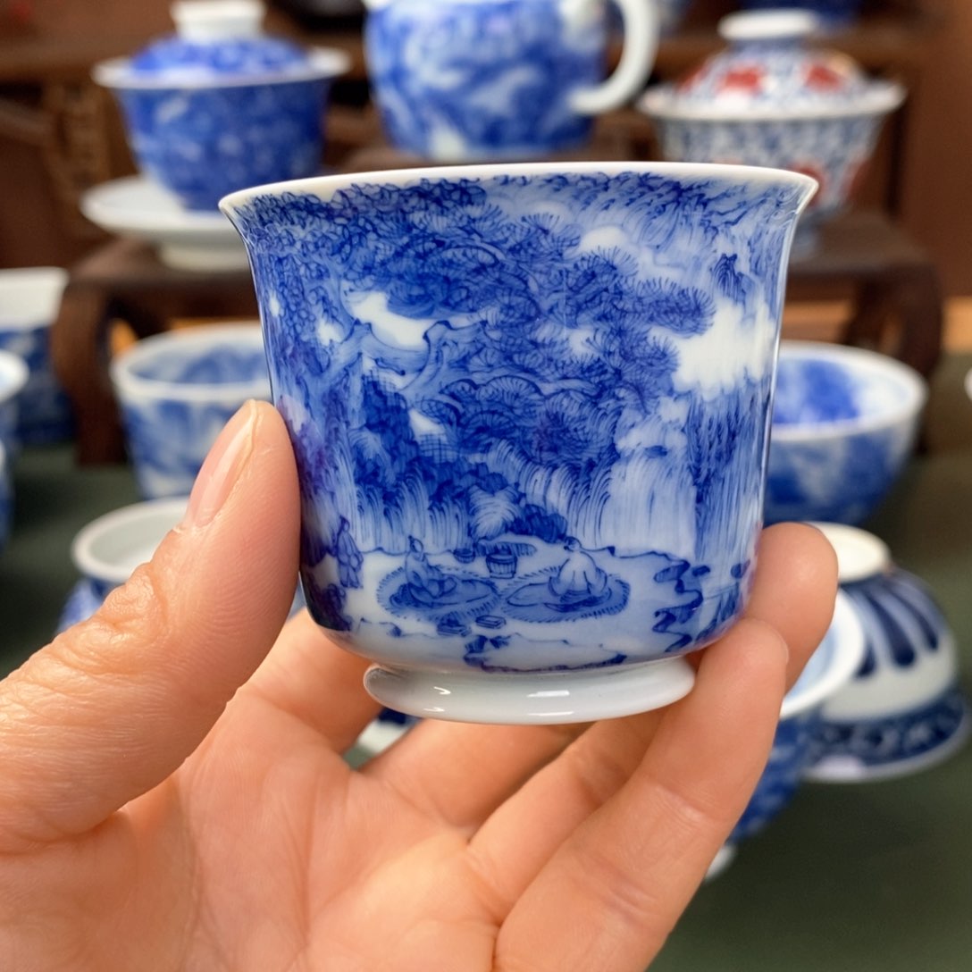 杯景德镇陶瓷手工手绘