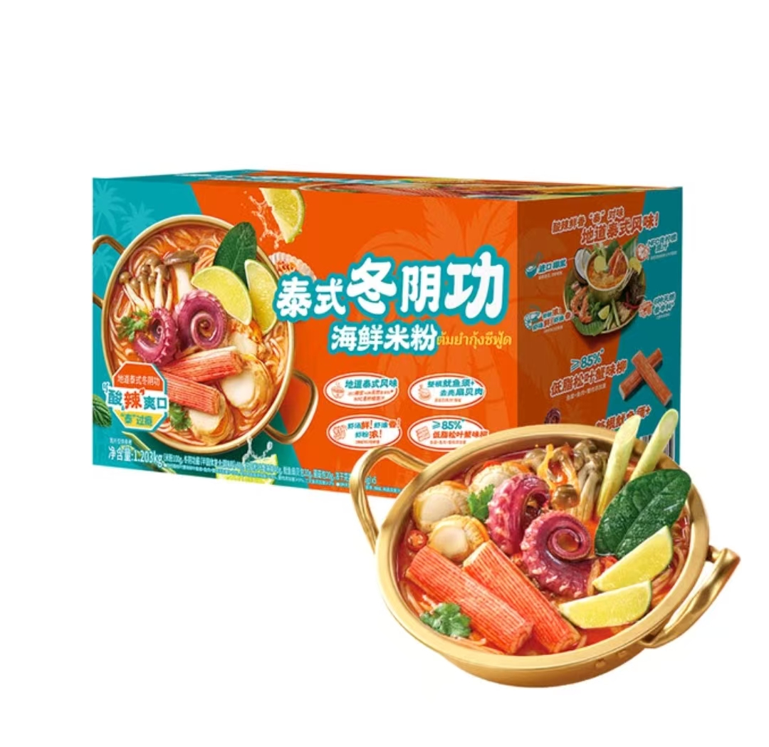 【会员商店】 饪掌门泰式冬阴功海鲜米粉1.203kg