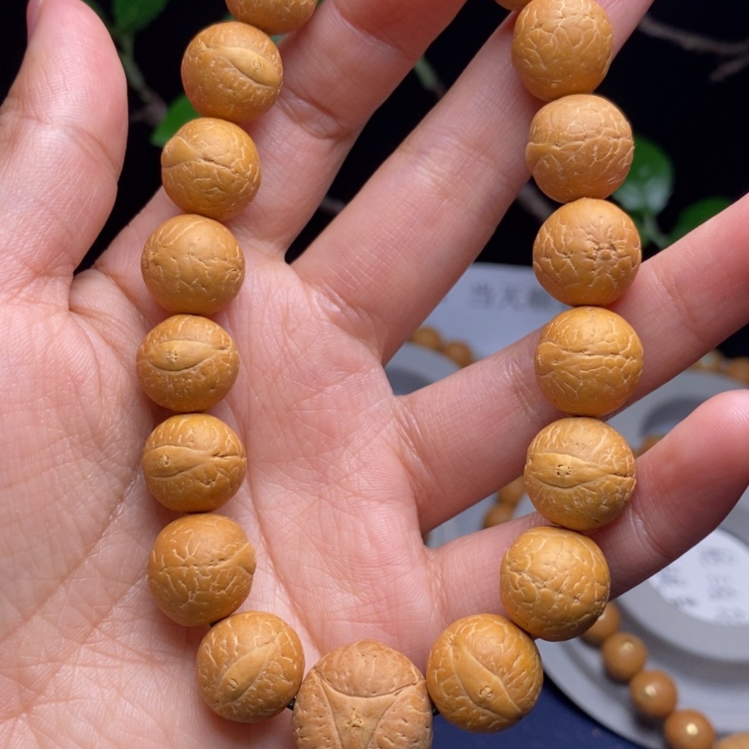 凤眼菩提吊坠13.5手串