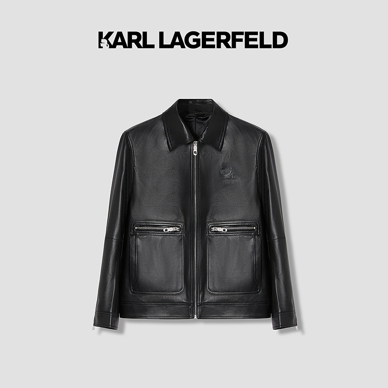 【官方男装】KARL LAGERFELD卡尔拉格斐25新款夹克老佛爷M21O1903