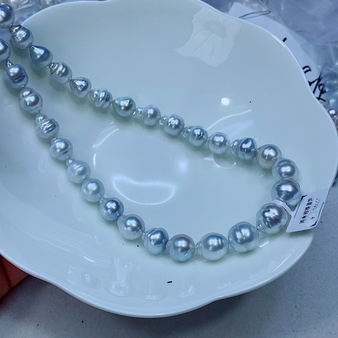 海水珍珠颈饰银S925镶嵌