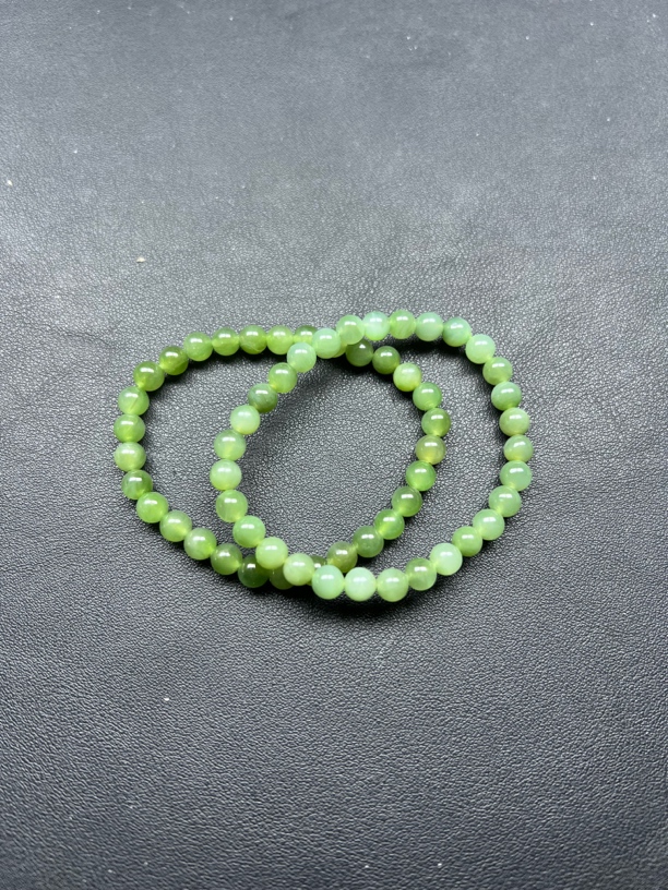 天然俄罗斯碧玉小巧精品百搭无黑点卡6手串货头（多样性发其一）