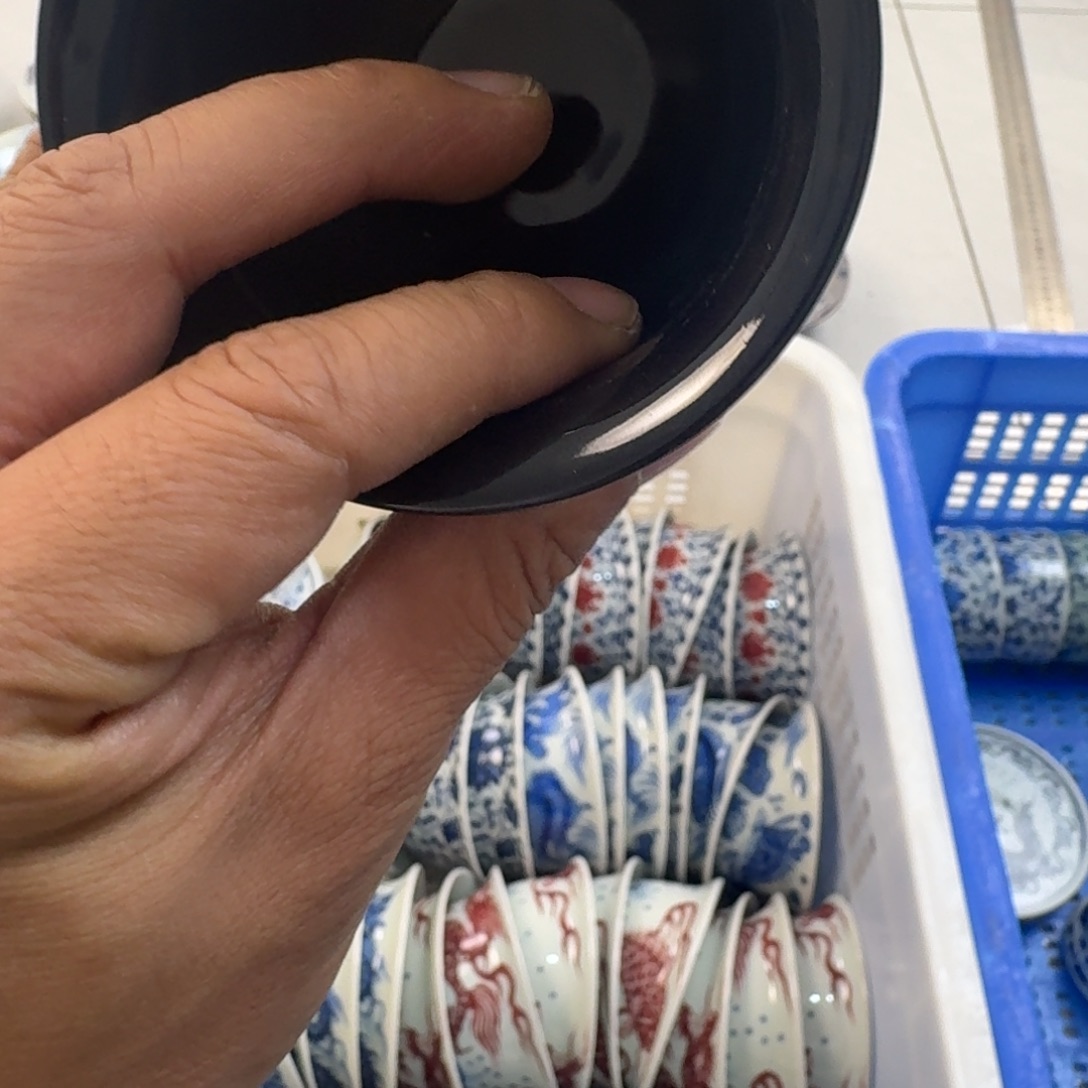 最***戴摆件陶黑帝金银搓万花主人杯