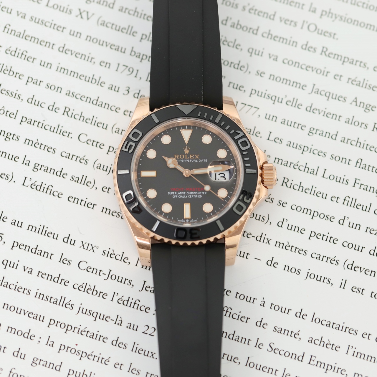 95新 Rolex/劳力士 24年游艇名仕系列126655黑盘男士经典机械腕表