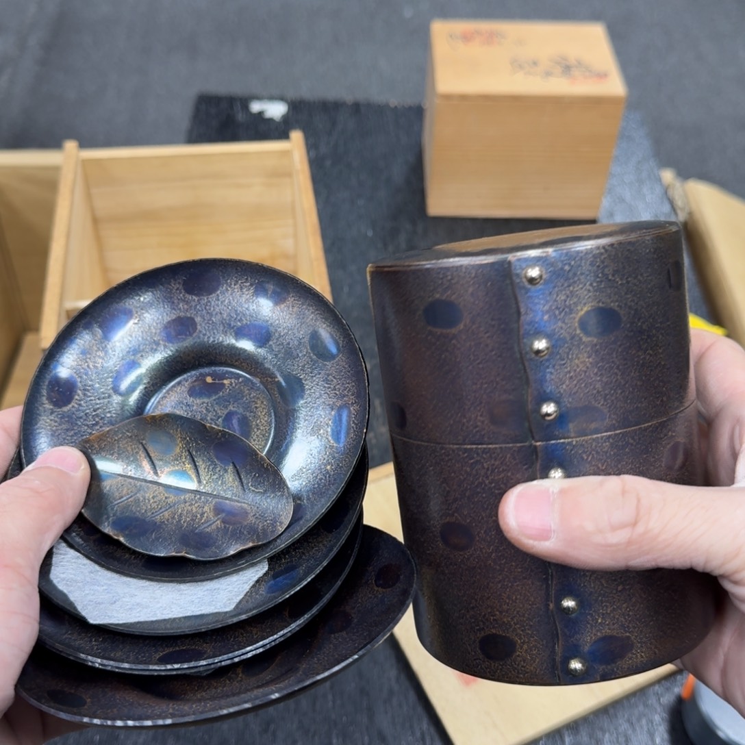 铜日本中古工艺品摆件