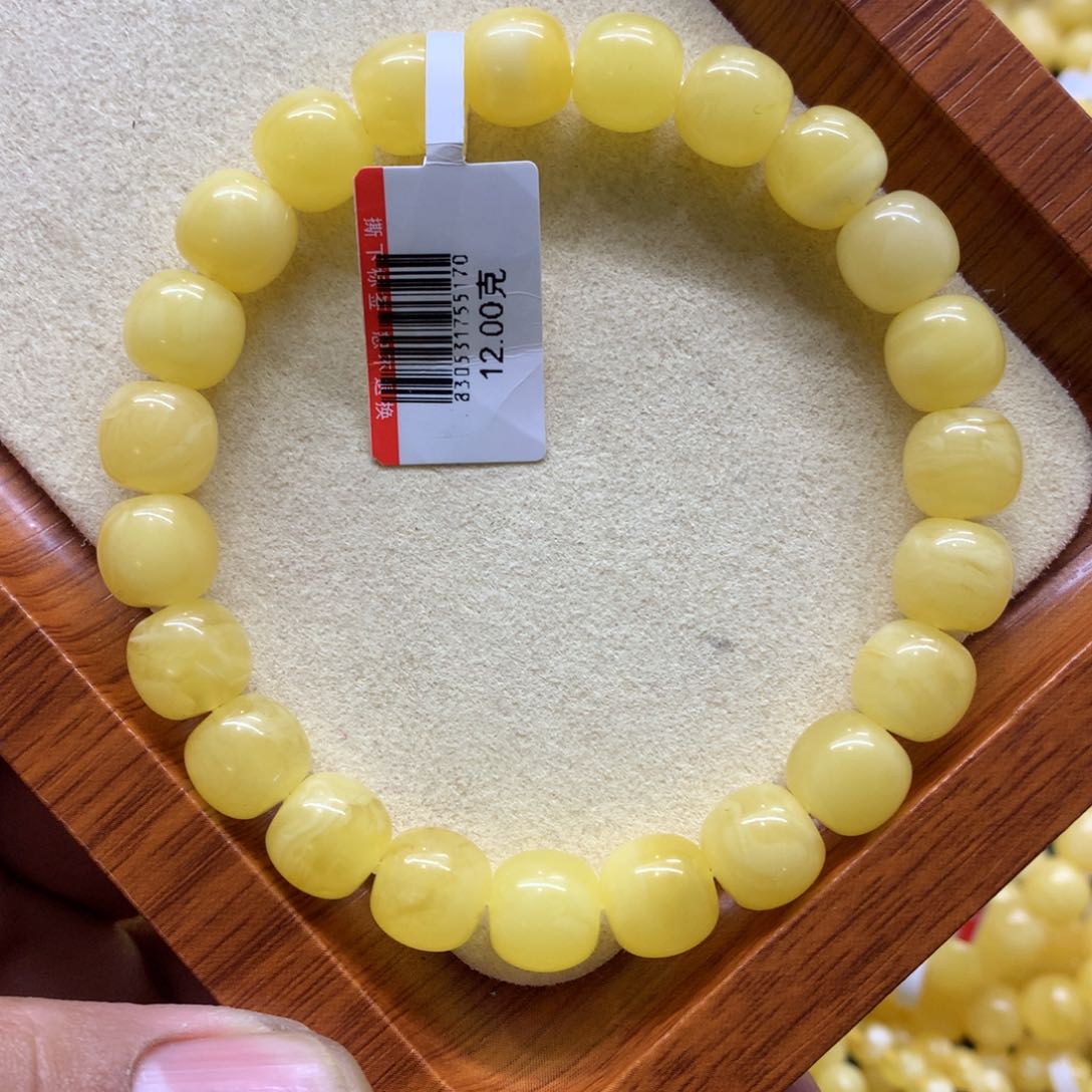 蜜蜡手链未镶嵌蜜蜡