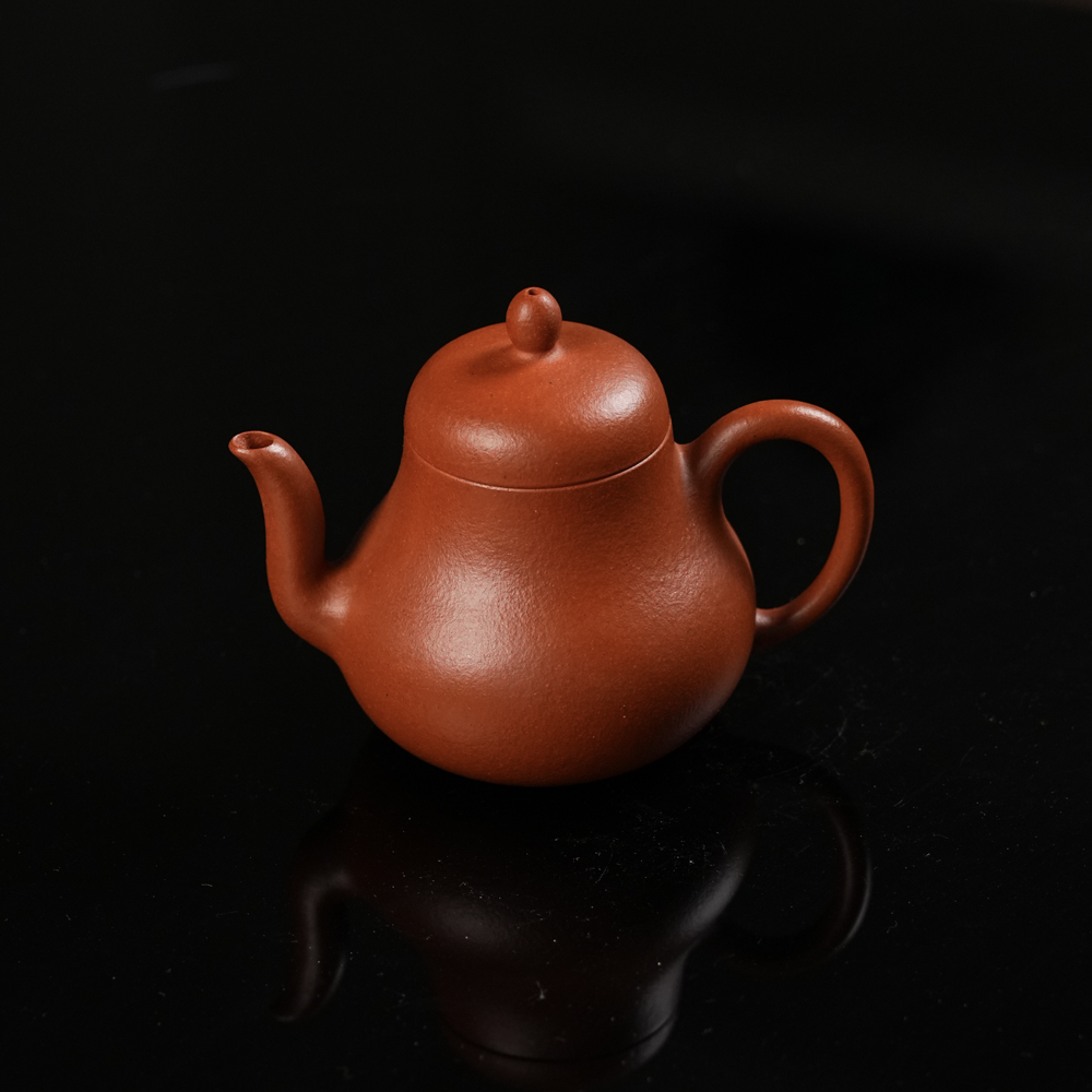 松泉茶器×尧日辰光丨《思婷黄龙山野山红泥》紫砂壶