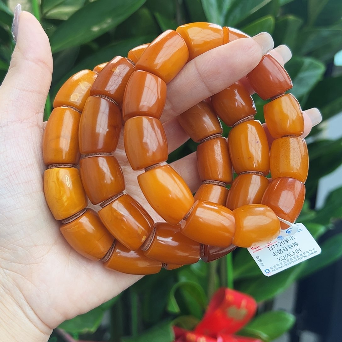 琥珀手链未镶嵌15m多样性发其一