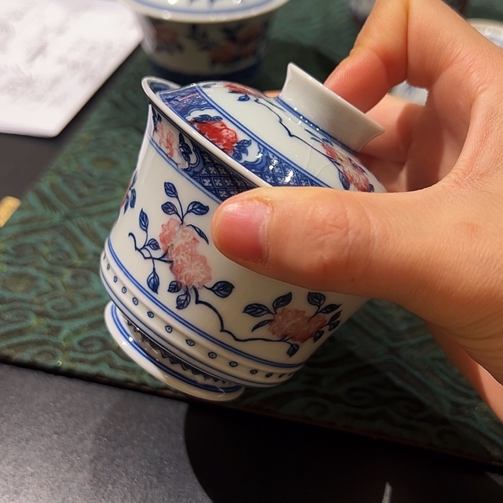 司**丽微瑕臻玉古坊原矿孔雀石釉里红