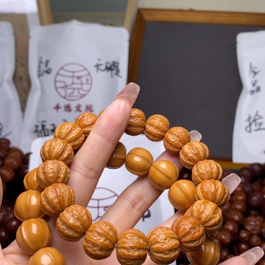 猴头核桃手串鲨鱼京八棱