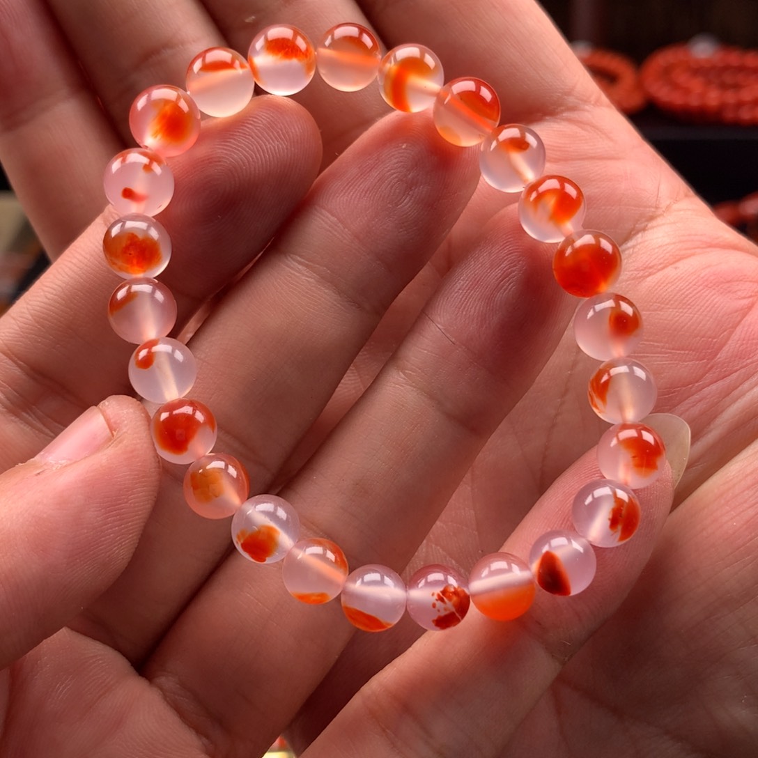 南红玛瑙手串未镶嵌