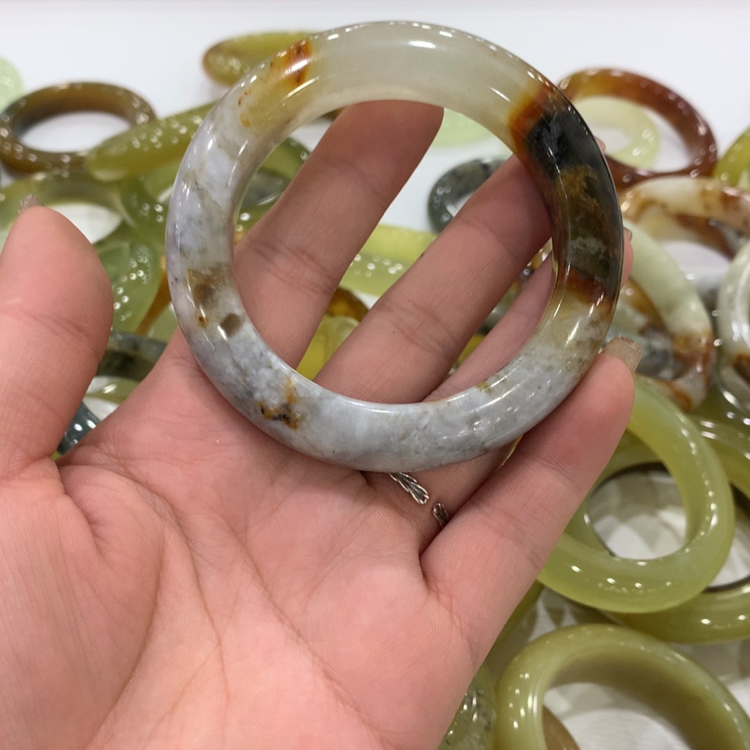 蛇纹石玉合金手镯