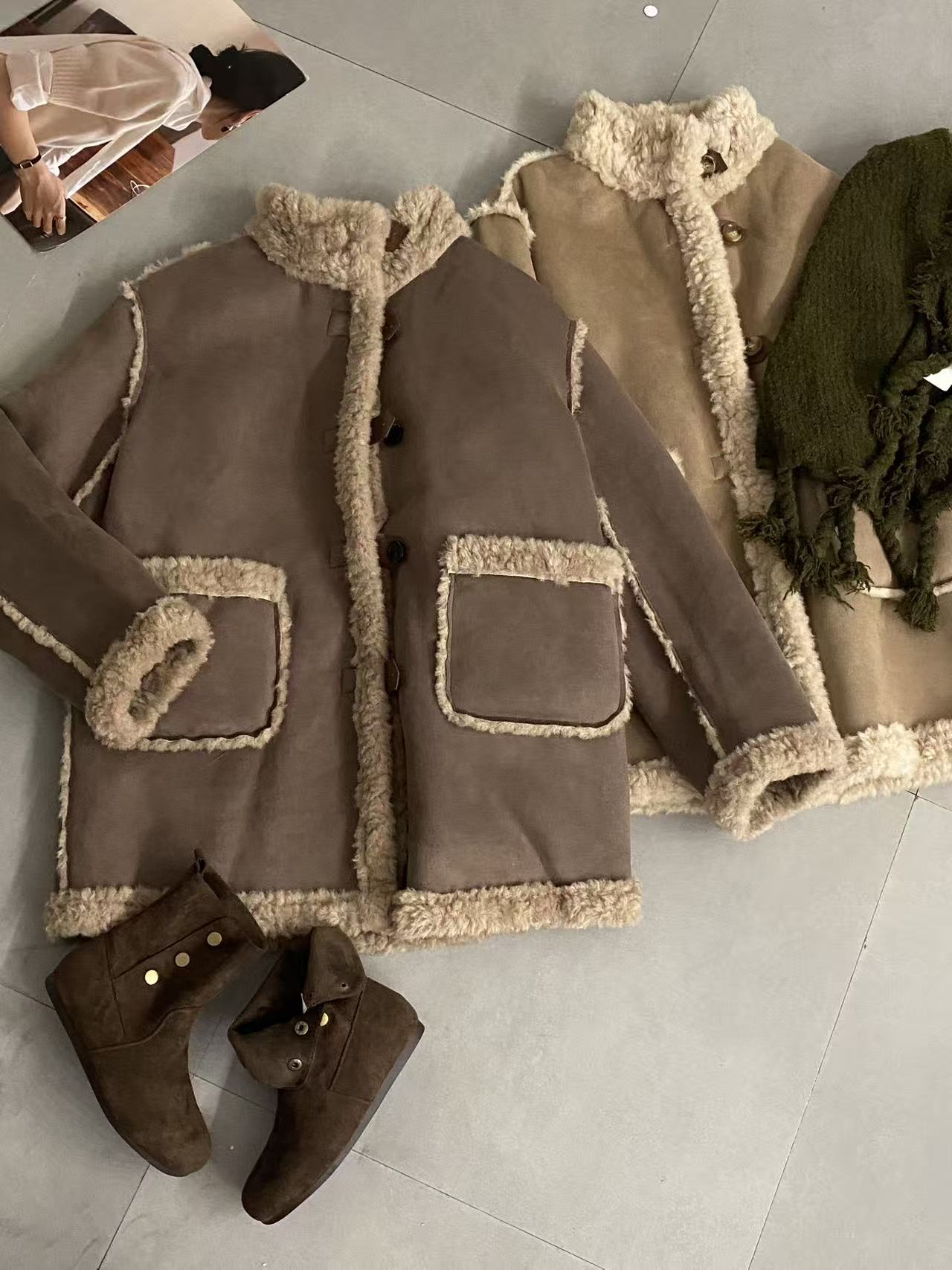 【ARONG阿荣家】外套08505-浅咖深咖-F