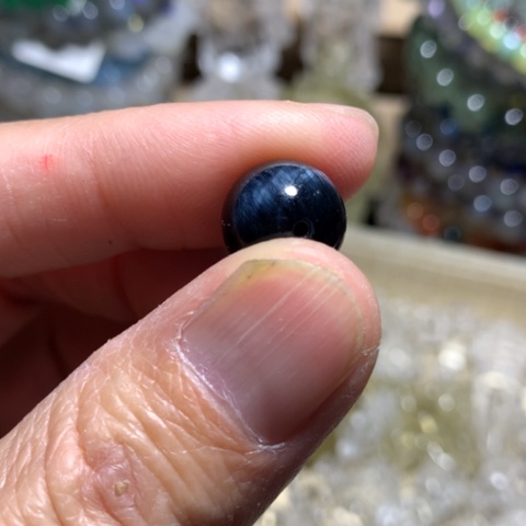 单珠未镶嵌水晶A***.12蓝虎一颗