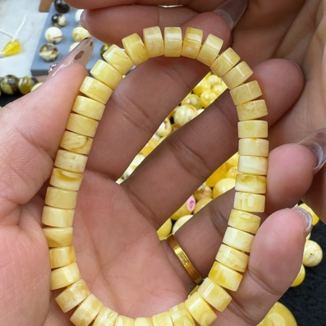 琥珀裸石未镶嵌琥珀蜜蜡未镶嵌全品8.2×4.6