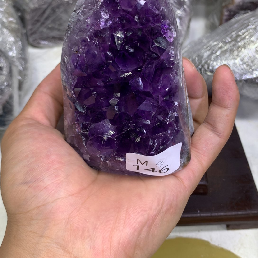 未镶嵌摆件紫晶水晶