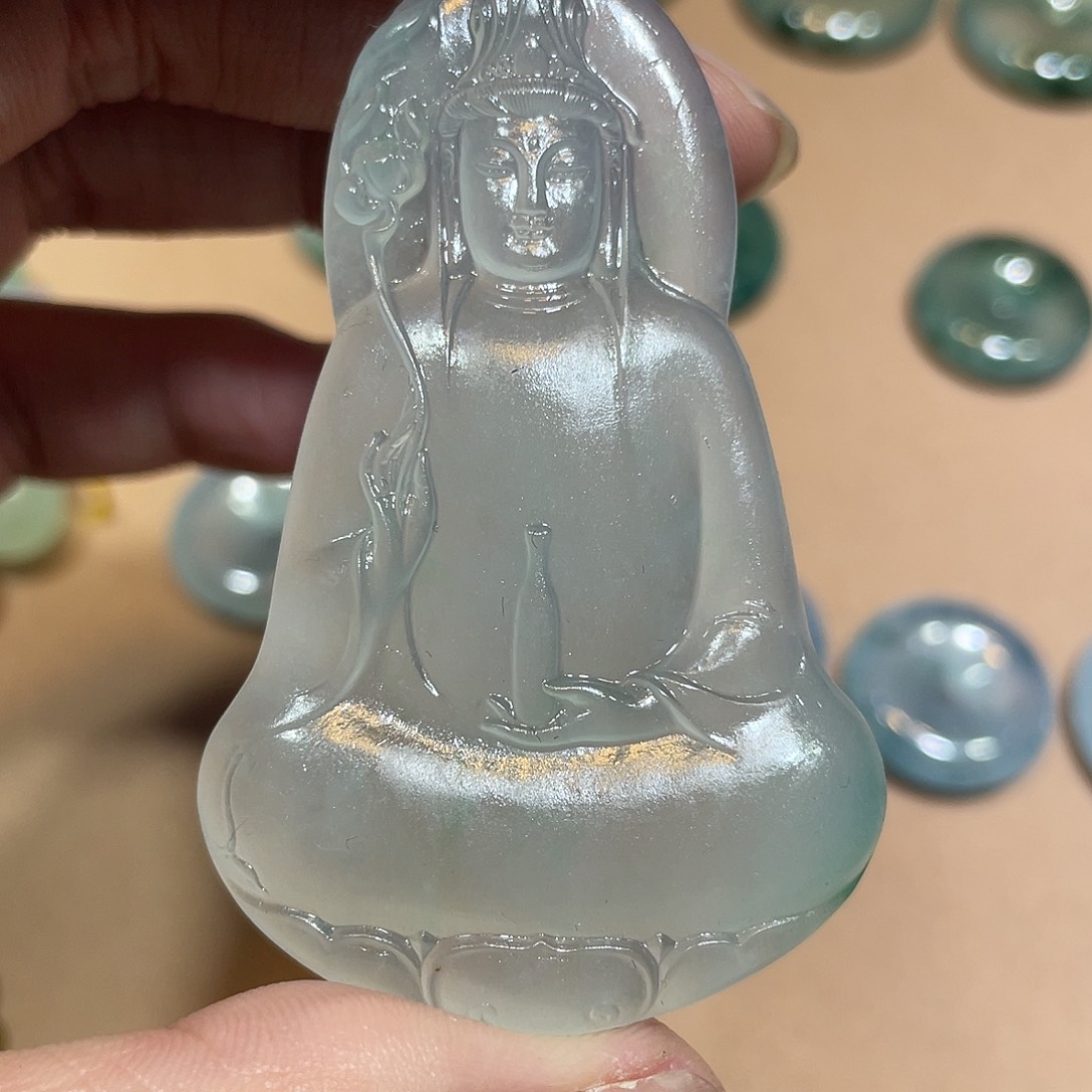 未镶嵌定制翡翠毛货