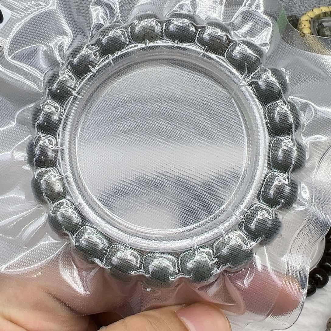 星月菩提手串50高端满绿星月菩提单圈11×10