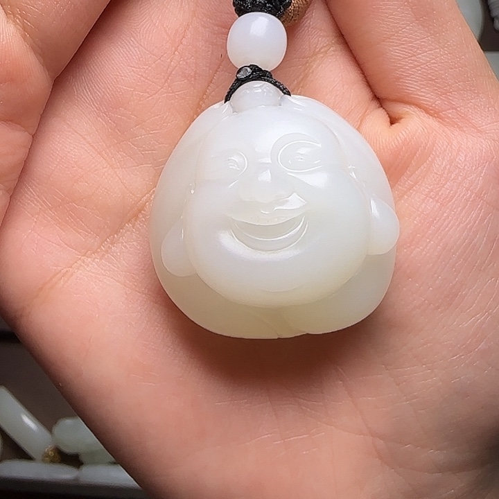 和田玉未镶嵌吊坠(不含链)