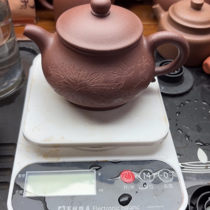 刻绘紫泥潘壶230cc