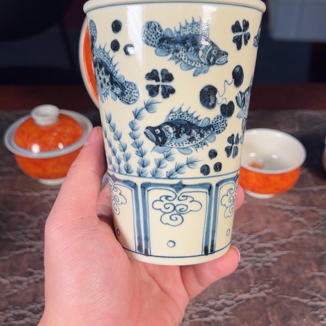 杯景德镇手绘陶瓷