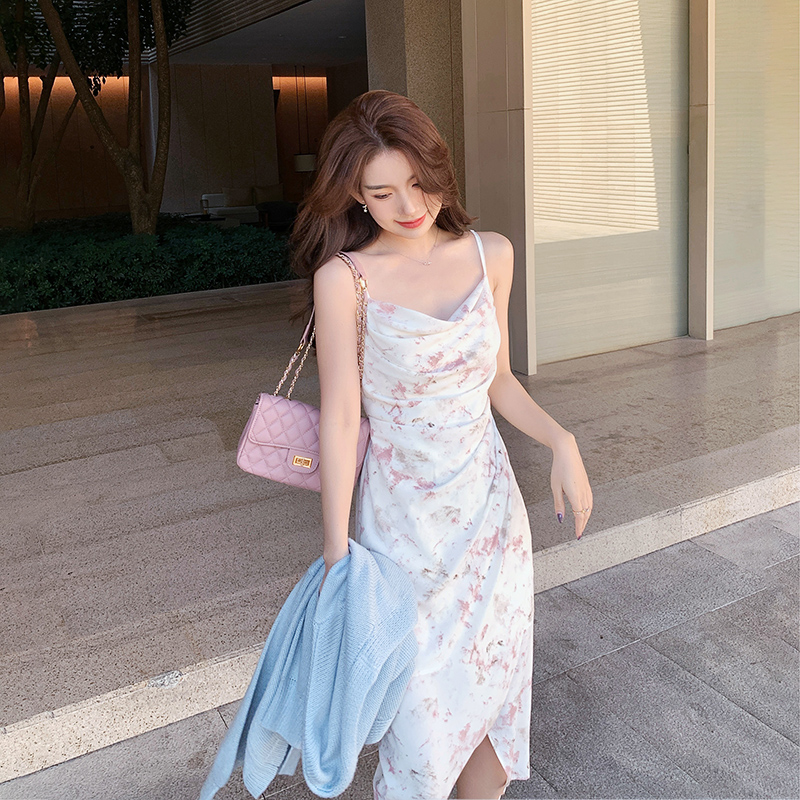 [3号 直播福利] 6/30-7/5 纯欲性感碎花吊带裙连衣裙