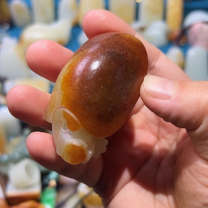 牛***佬和田玉未镶嵌吊坠(不含链)OK评