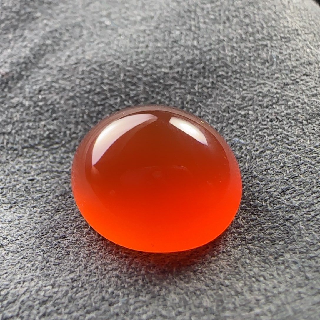 南红玛瑙未镶嵌冰红戒面