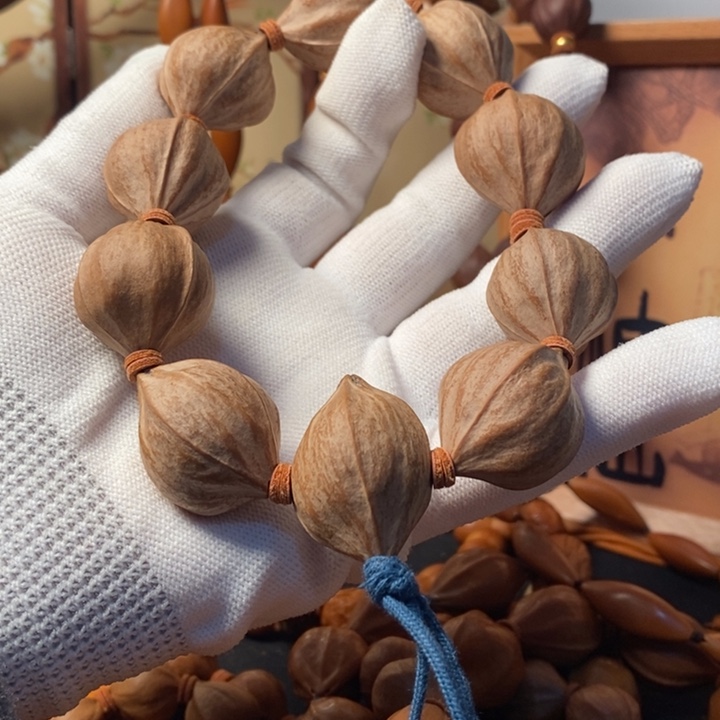 橄榄核手串/手链2.4原皮四花