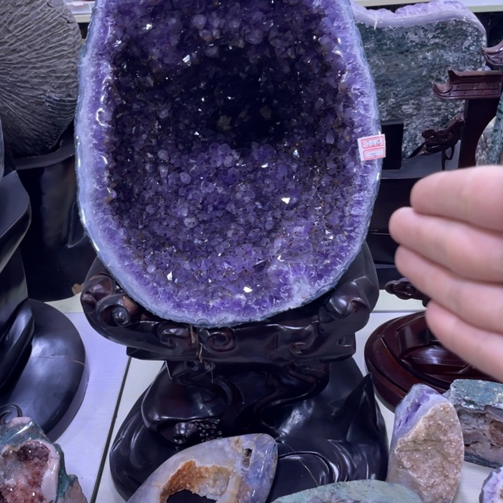 紫晶钛晶钱袋子未镶嵌