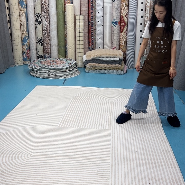 混纺200×300精编细砂棉布底仿羊绒微瑕误差正负1-3厘米