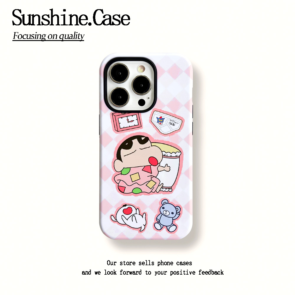 菲林二合一适用苹果华为vivo小米oppo手机壳粉睡衣小新16PRO/15