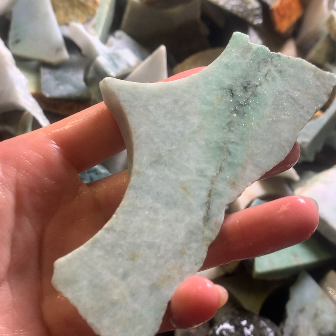 翡翠颈饰未镶嵌缅甸翡翠