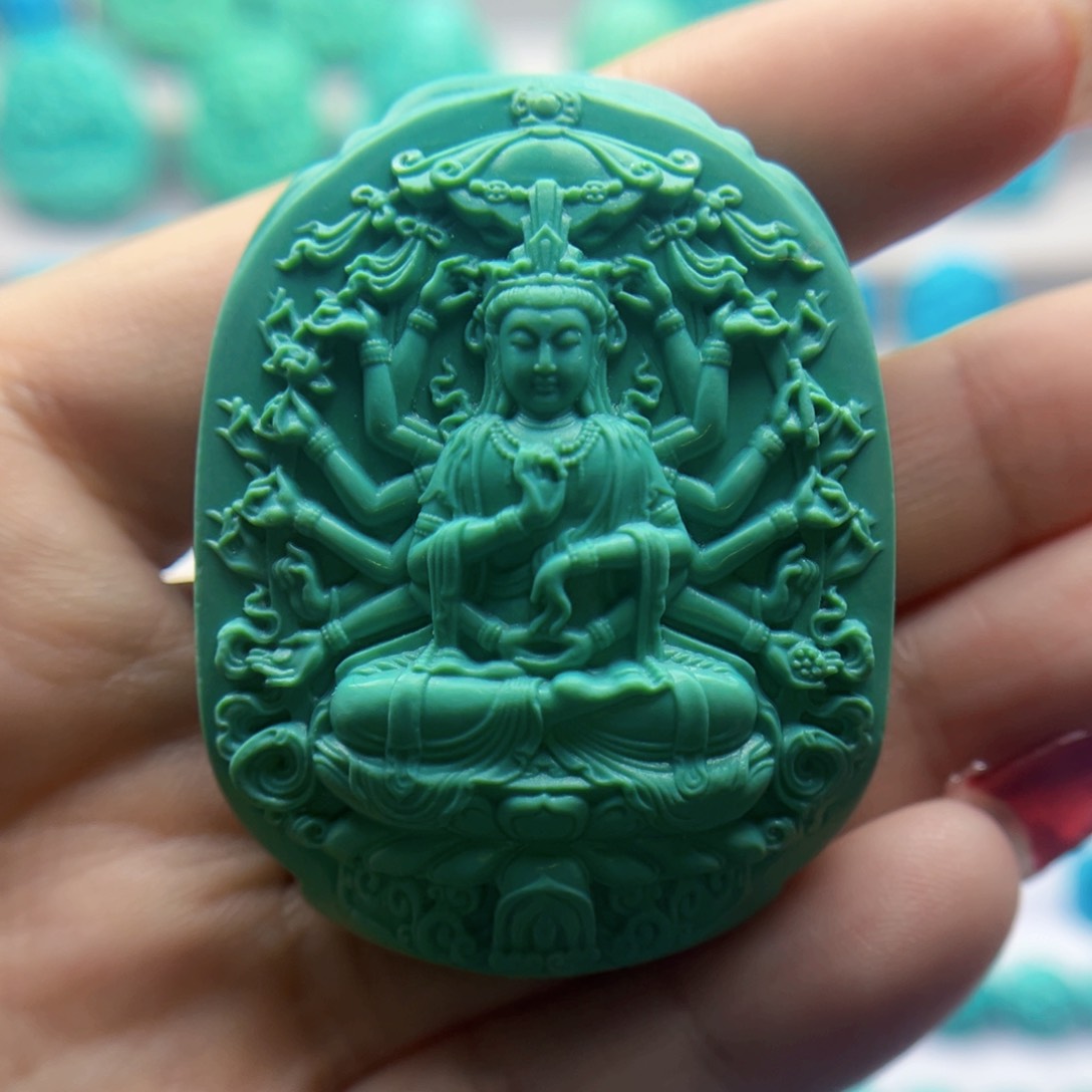 绿松石雕刻未镶嵌