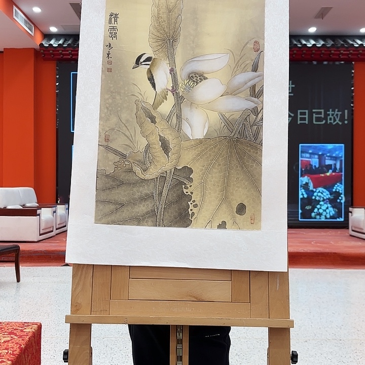 国画雷鸣东老师展览原作