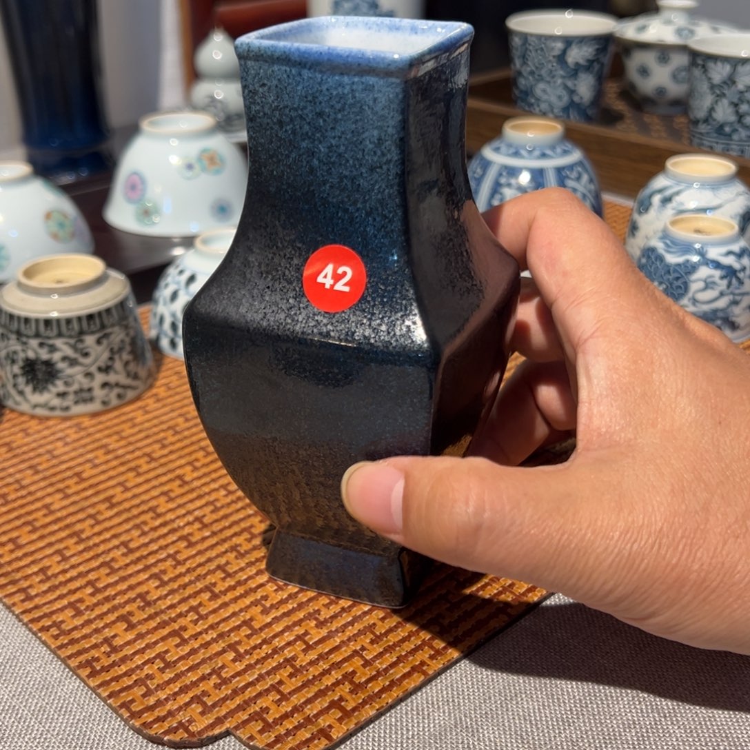 瓷顽古手工手绘作品