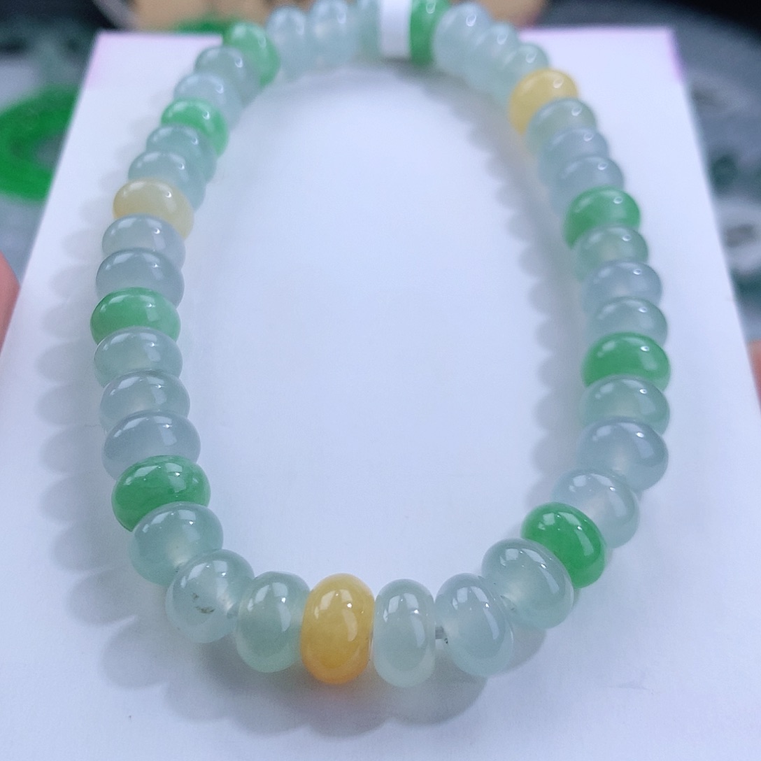 未镶嵌翡翠手链卡7.8mm