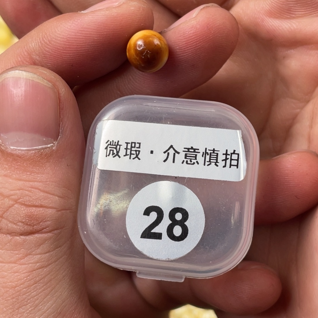 琥珀未镶嵌珠宝奇石