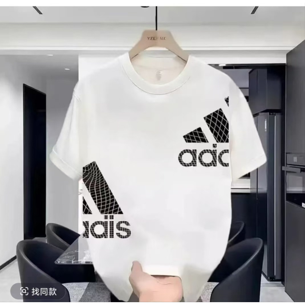 【一折粉丝福利】夏季男女同款百搭时尚潮牌短袖T恤9