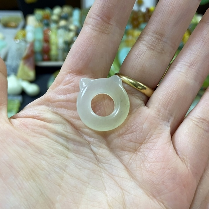 蛇纹石玉配件未镶嵌