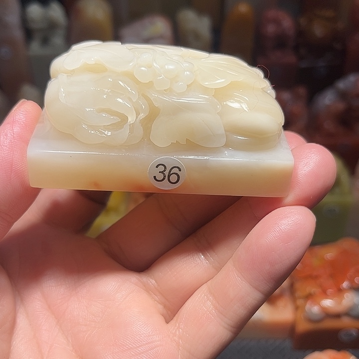 老挝石老挝保利石印章