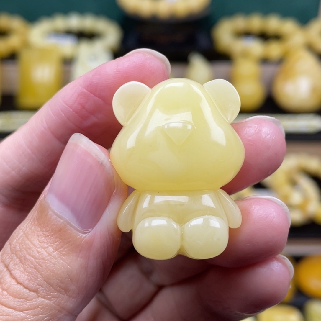 琥珀裸石未镶嵌琥珀蜜蜡