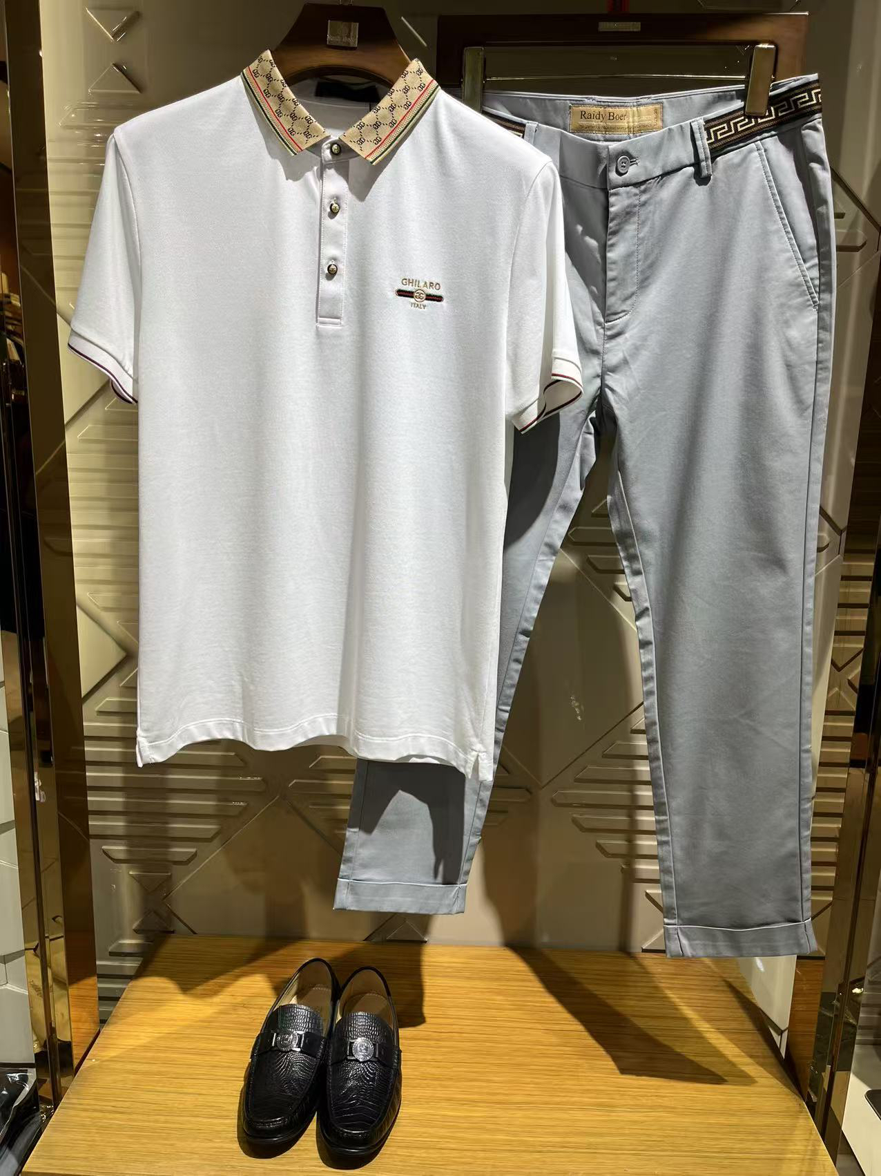 GHILARO休闲系列polo 衫