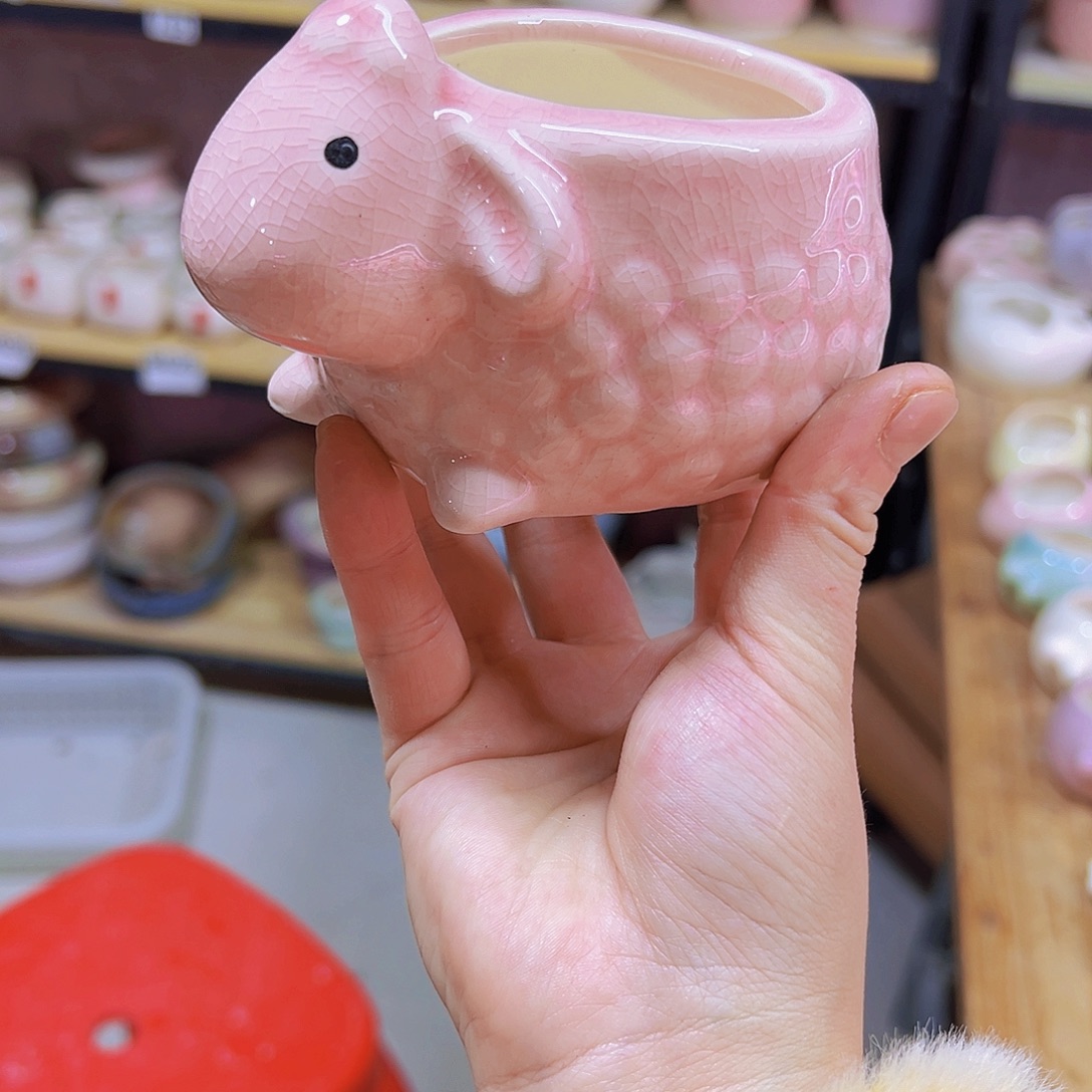 陶瓷花盆当场凑满12包邮