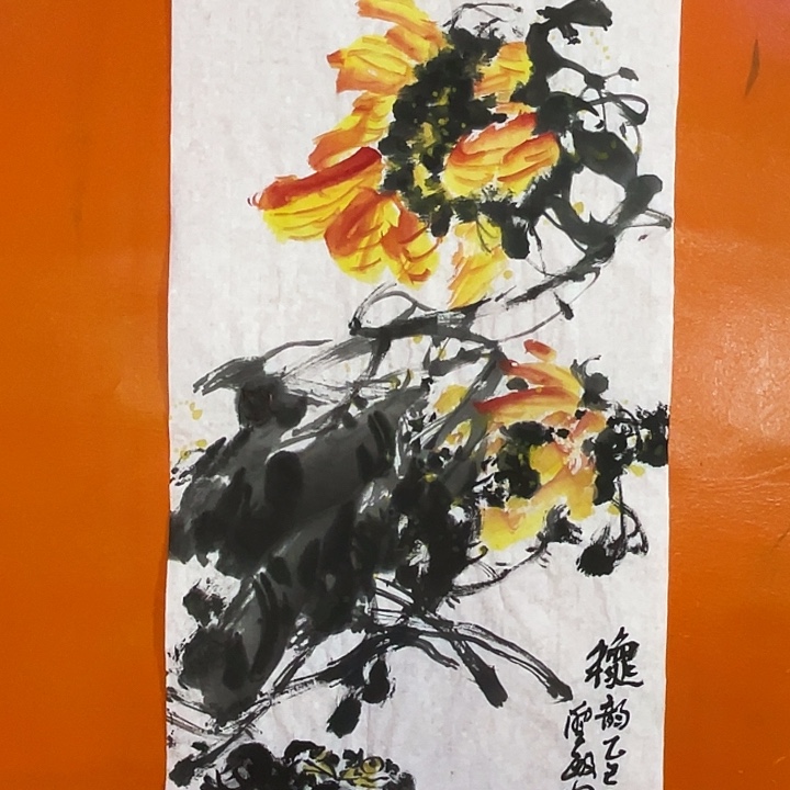 国画张圣敏先生纯手绘作品